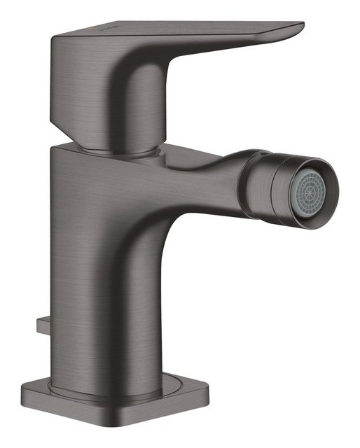 Bild von hansgrohe AXOR Citterio E Einhebel-Bidetmischer mit Hebelgriff mit Ablaufgarnitur, 36121340, Farbe: Brushed Black Chrome