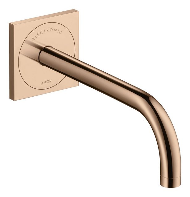 Bild von hansgrohe AXOR Uno Waschtischmischer, Elektronik, Unterputz, Ausladung 225mm, Netzbetrieb, 38120300, Farbe: Polished Red Gold