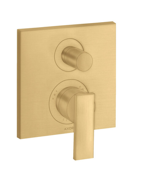 Bild von hansgrohe AXOR Citterio Einhebel Wannenmischer Unterputz, 39455250, Farbe: Brushed Gold Optic