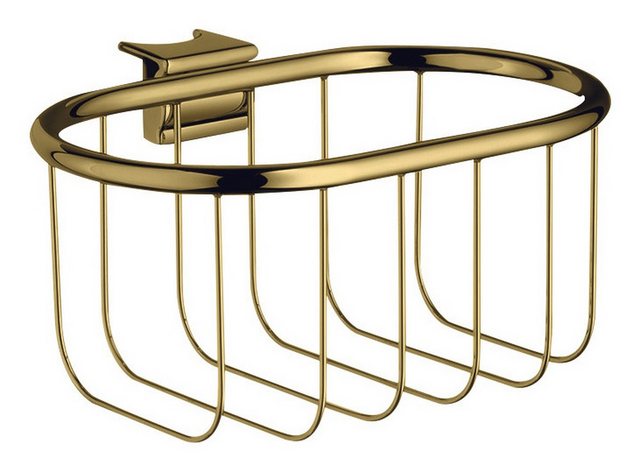 Bild von hansgrohe AXOR Montreux Seifenkorb, für Unica Wandstange, 42066990, Farbe: Polished Gold Optic