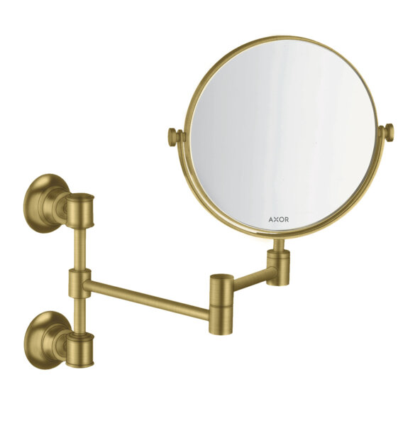 Bild von hansgrohe AXOR Montreux Rasierspiegel, 42090950, Farbe: Brushed Brass