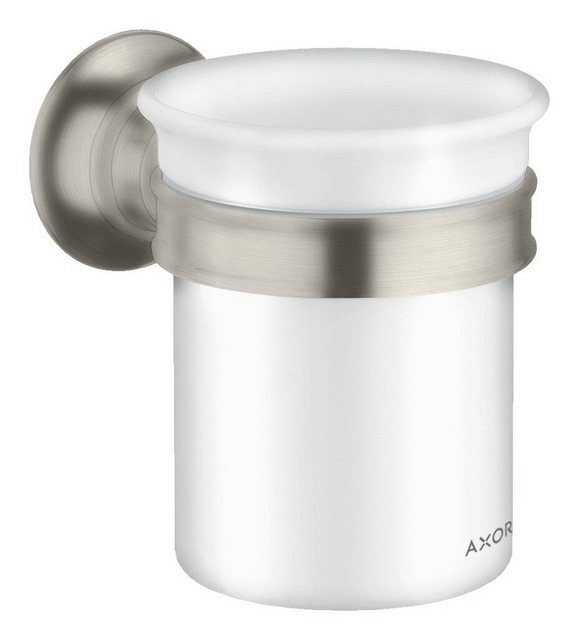Bild von hansgrohe AXOR Montreux Zahnputzbecher, 42134800, Farbe: Edelstahl Optic
