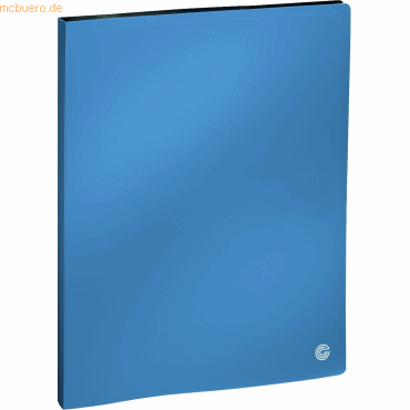 Bild von Ecobra, Mappe, Sichtbuch A4 20 Hüllen Blue Metallic (A4, 1 x)