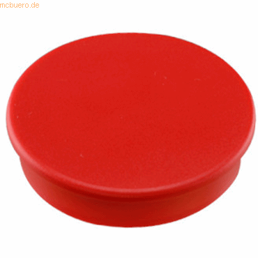 Bild von Ecobra, Magnet, Rundmagnet Hartferrit Ferrotafel 36x8,5mm rot VE=10 Stück (10 x)