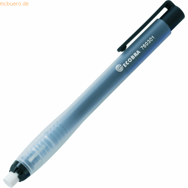 Bild von 5 x Ecobra Radierstift transparent/schwarz 6,8mm