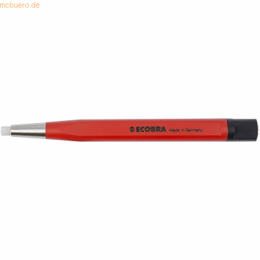 Bild von Ecobra, Korrekturmittel, Glasradierer 4x40mm Schaft rot