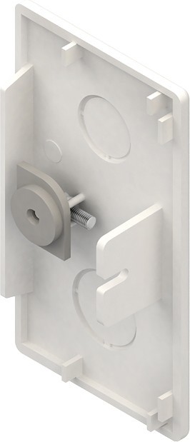 Bild von Kleinhuis, Leitungsführung Zubehör, GmbH Co. KG Endstück 60x230 reinweiss RAL 9010