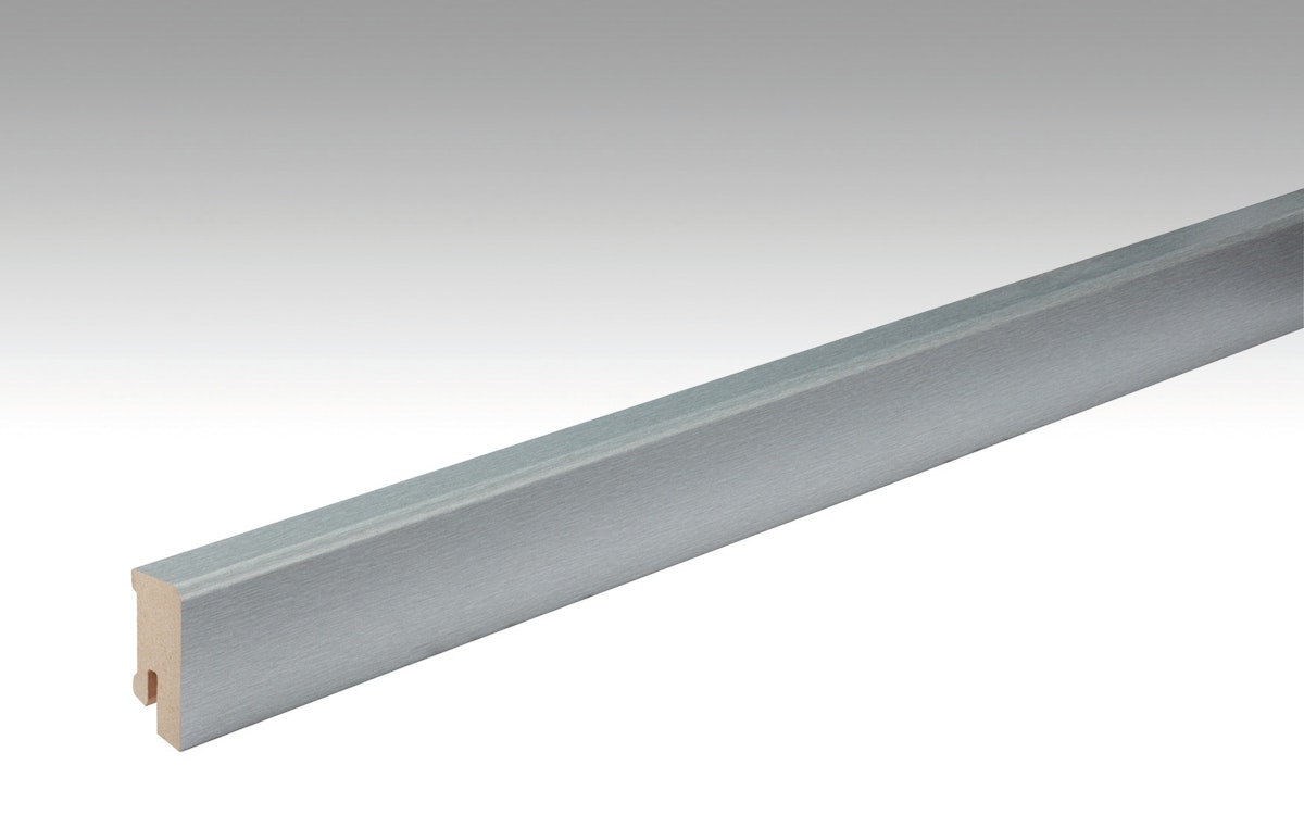 Bild von MeisterWerke MEISTER Fussleiste Profil 14 MK  Edelstahl DF 063 - 2380 mm