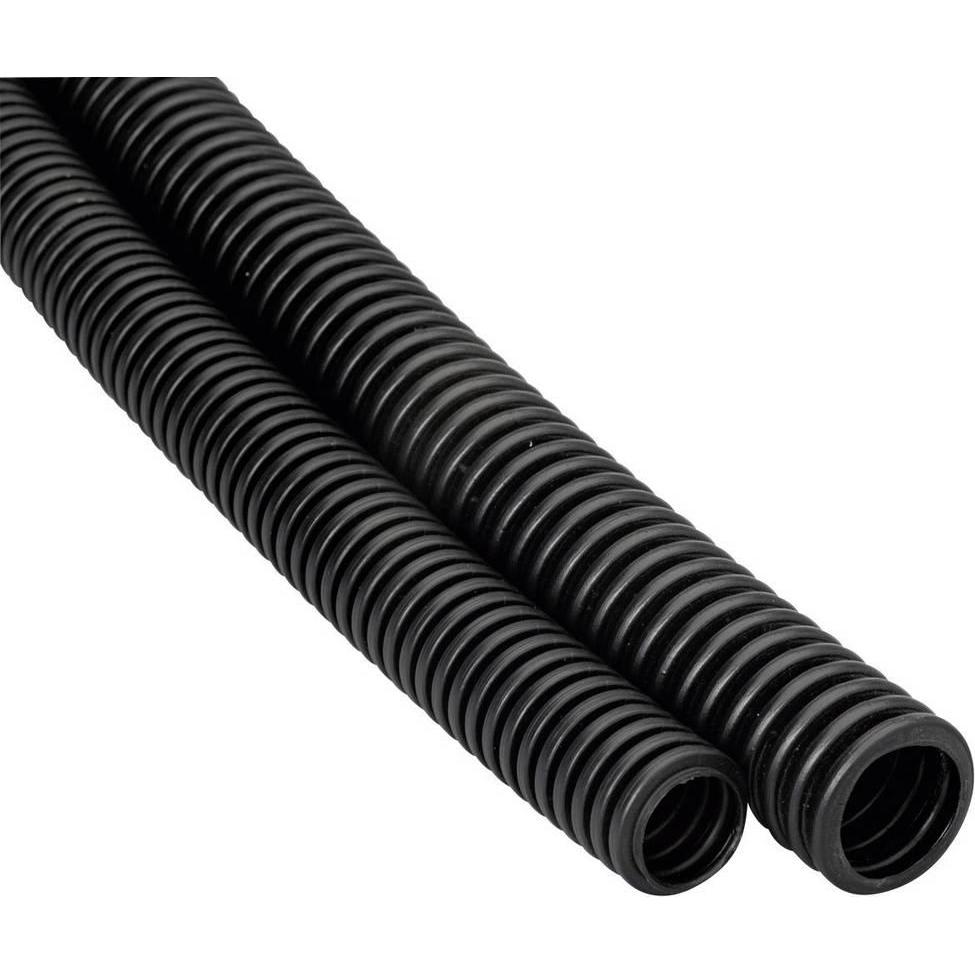 Bild von Format 4011150134770 Flexrohr PP schwarz, 25 mm, 25 m-ring. 320nkl.2322