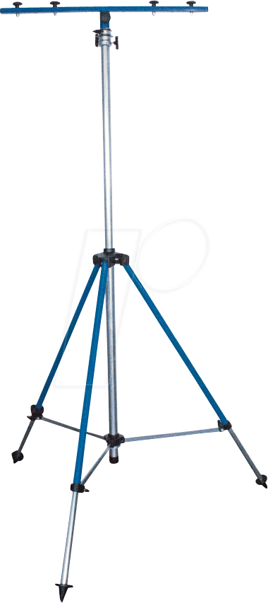 Bild von as – Schwabe Stativ für Baustrahler Arbeitsleuchten - höhenverstellbar 1,3 m bis 4,6 m - Flutlicht Stativ - Teleskop Stativ mit 40 kg Tragkraft - extrem robust - inkl. Tragetasche + Sicherung, 4