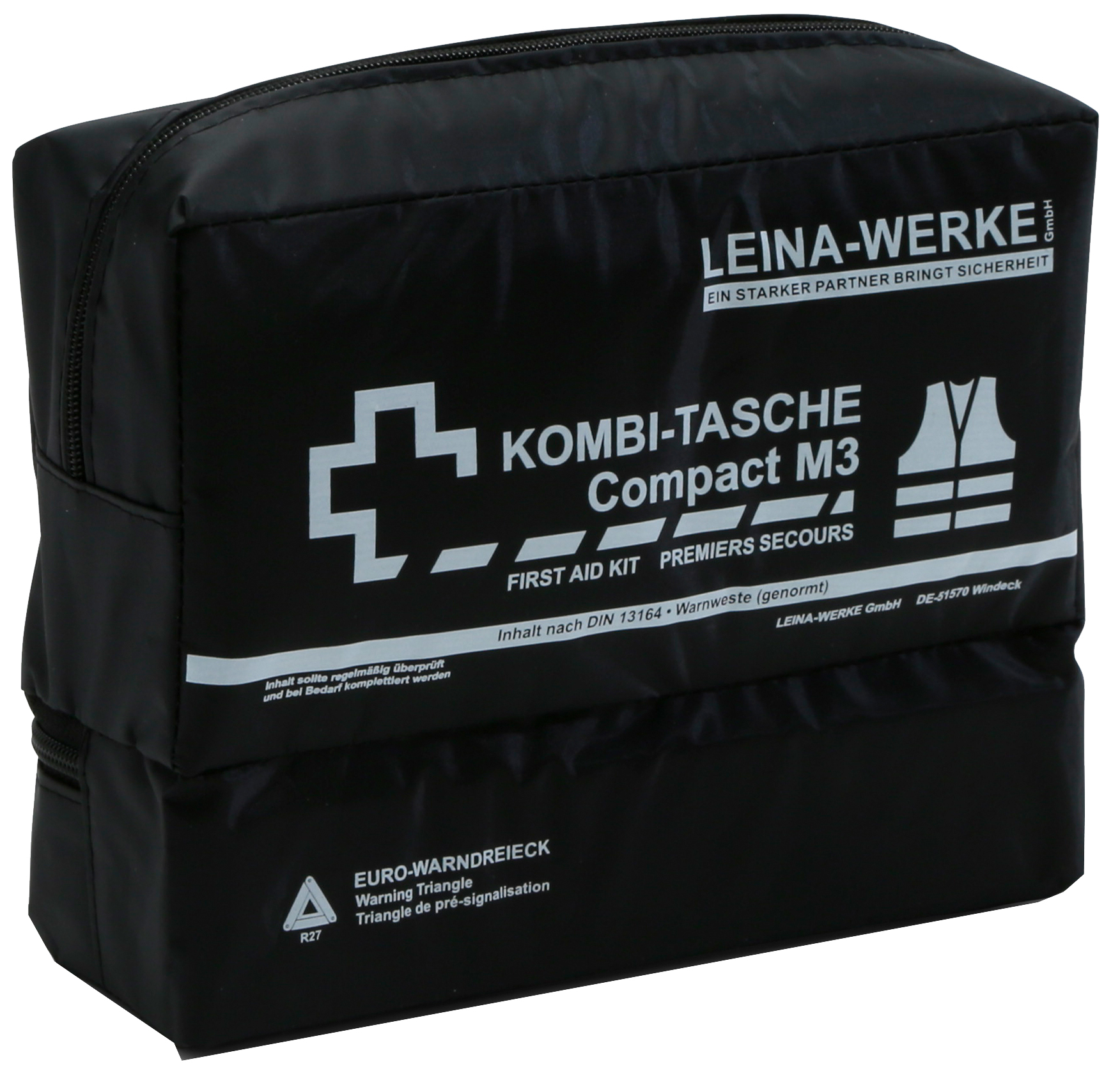 Bild von LEINA KFZ-Kombitasche Compact M3, Inhalt DIN 13164, schwarz