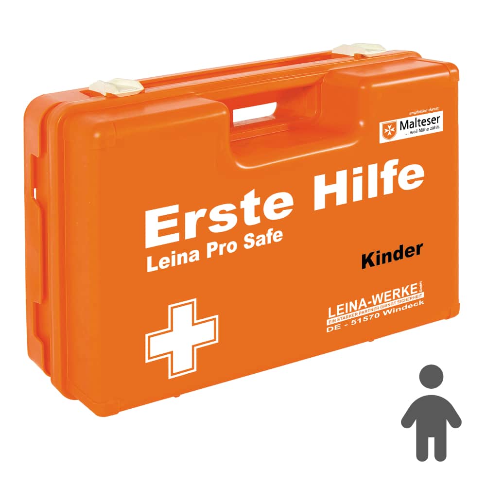 Bild von LEINA-WERKE Erste-Hilfe-Koffer Pro Safe plus Kinder DIN 13169 + Erweiterung orange