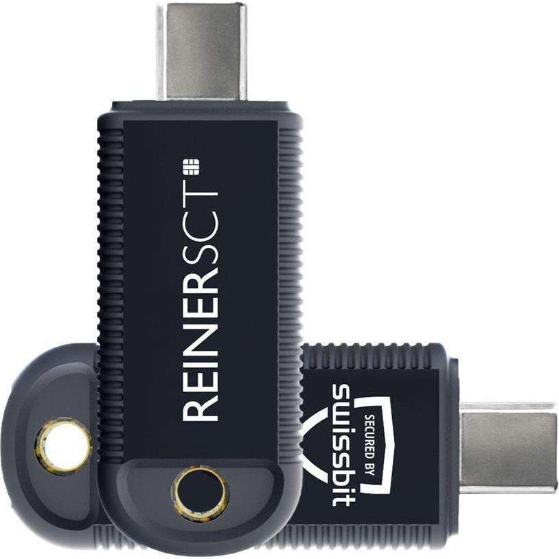 Bild von ReinerSCT REINER SCT FIDO Stick Pro USB-C (USB-C), Speicherkartenlesegerät, Schwarz