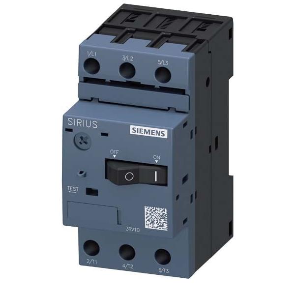 Bild von Siemens 3RV1011-1HA10 Leistungsschalter 1 St. 3 Schließer Einstellbereich (Strom): 5.5-8 A Schaltspannung (max.): 690
