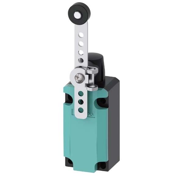 Bild von Siemens 3SE51120BH60 3SE5112-0BH60 Positionsschalter 6A Schwenkhebel, Metallhebel, Kunststoffrolle I