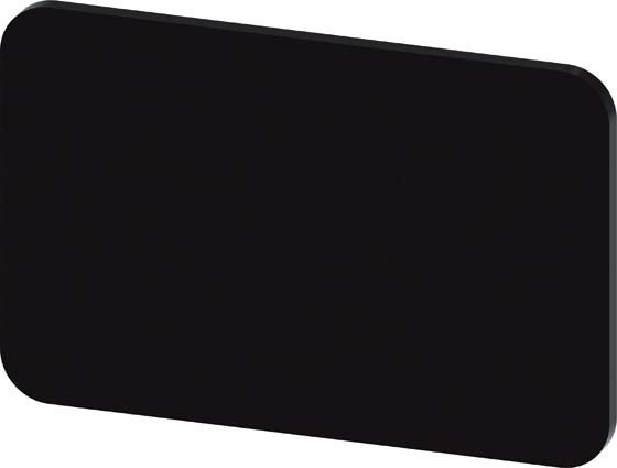 Bild von Siemens Bezeichnungsschild aufrastbar, quadratisch (L x B) 27 mm x 17.5 mm unbeschriftet Schwarz SIRIUS ACT 3SU1900-0AD1 (3SU1900-0AD16-0AA0)