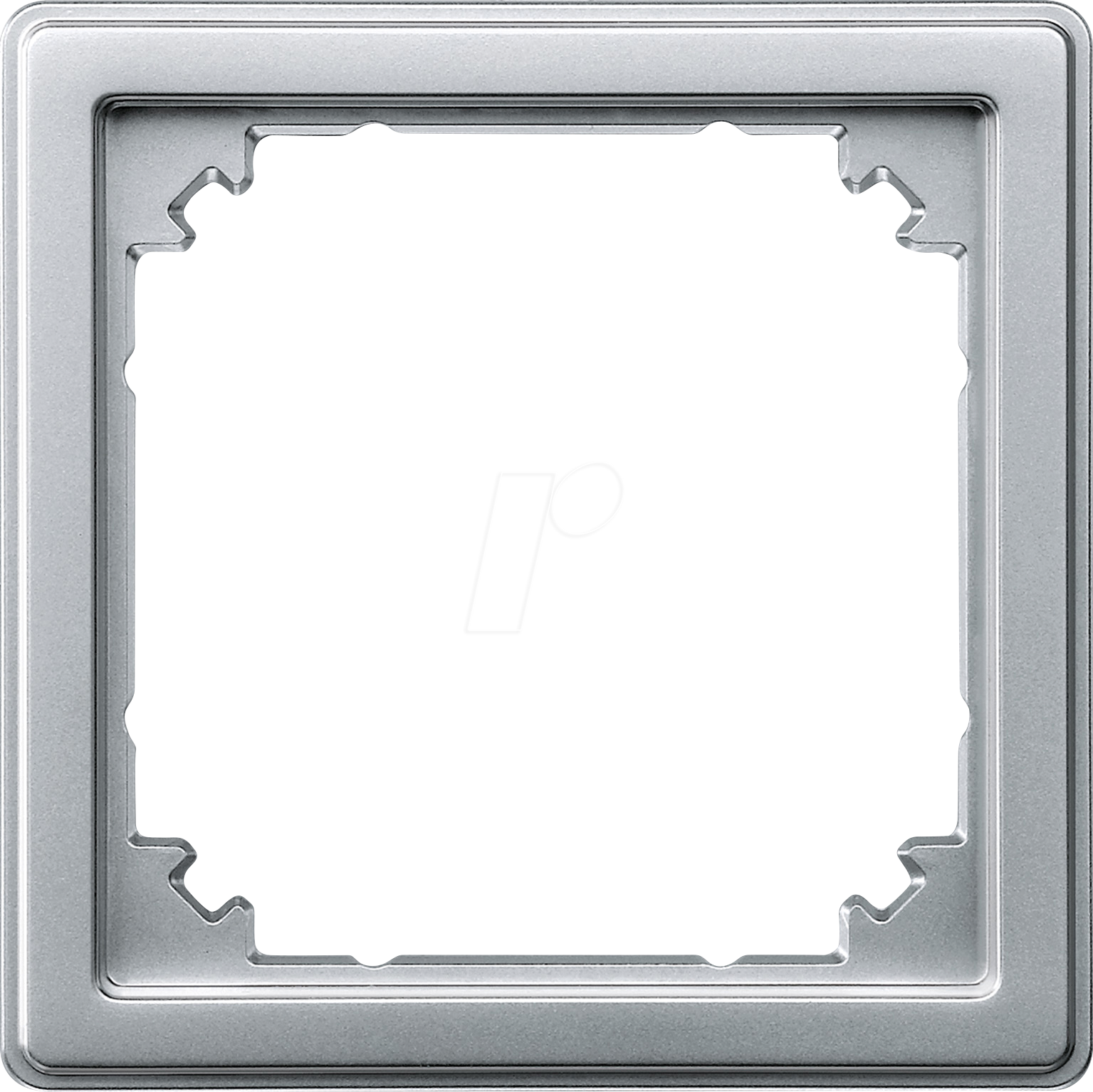 Bild von Merten, Zubehör Schalterprogramm, Adapter, Aluminium, AQUADESIGN 518360