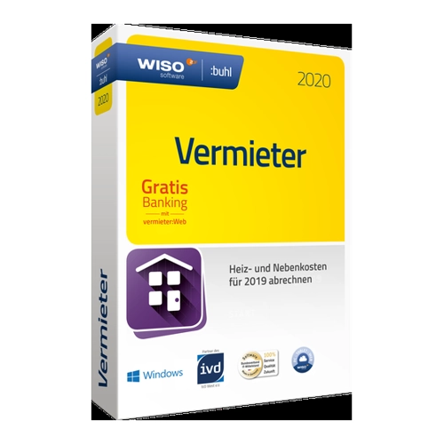 Bild von WISO Vermieter 2020 - Die perfekte Software für private Vermieter