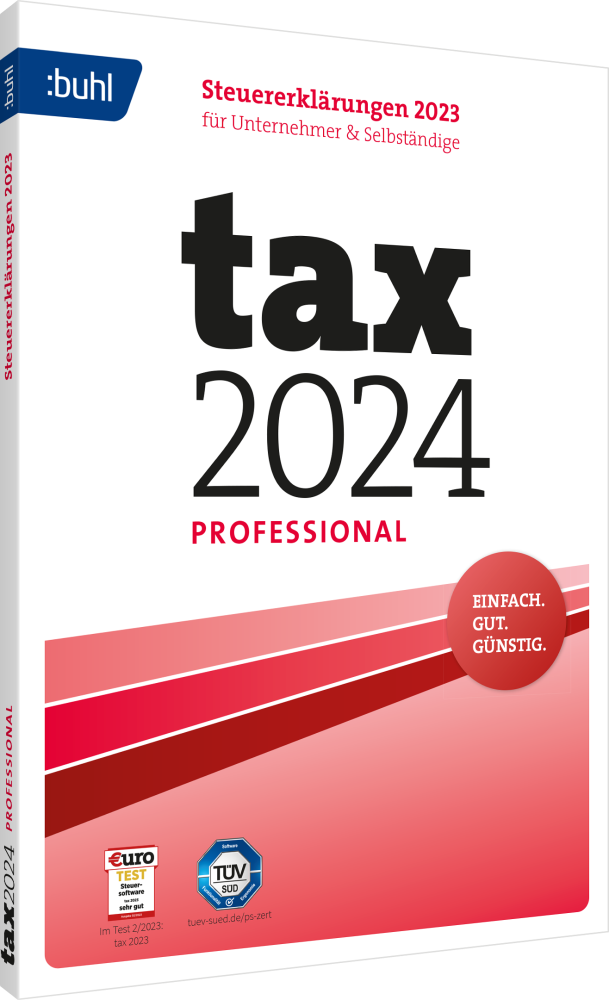 Bild von WISO tax 2024 Professional (für das Steuerjahr 2023) Software Vollversion (Download-Link)