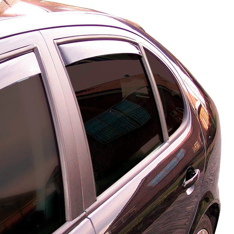 Bild von ClimAir Master (hintere Türen) stark getönt Windabweiser Fensterschacht schwarz für OPEL CLS0044540D