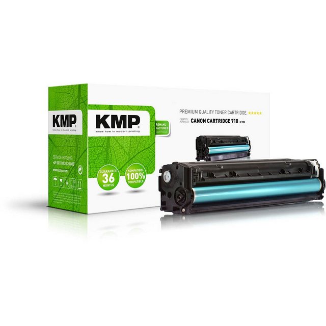 Bild von KMP Tonerkartusche passend für Canon 718C Cyan (2661B002) - C-T20 - für Canon i-SENSYS LBP-7200, LBP 7200 c, LBP 7200 cn, LBP-7200 CDN, LBP-72... etc.