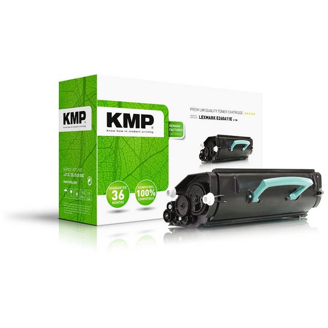 Bild von KMP Tonerkassette ersetzt Lexmark E260A11E Kompatibel Schwarz 3500 Seiten L-T30