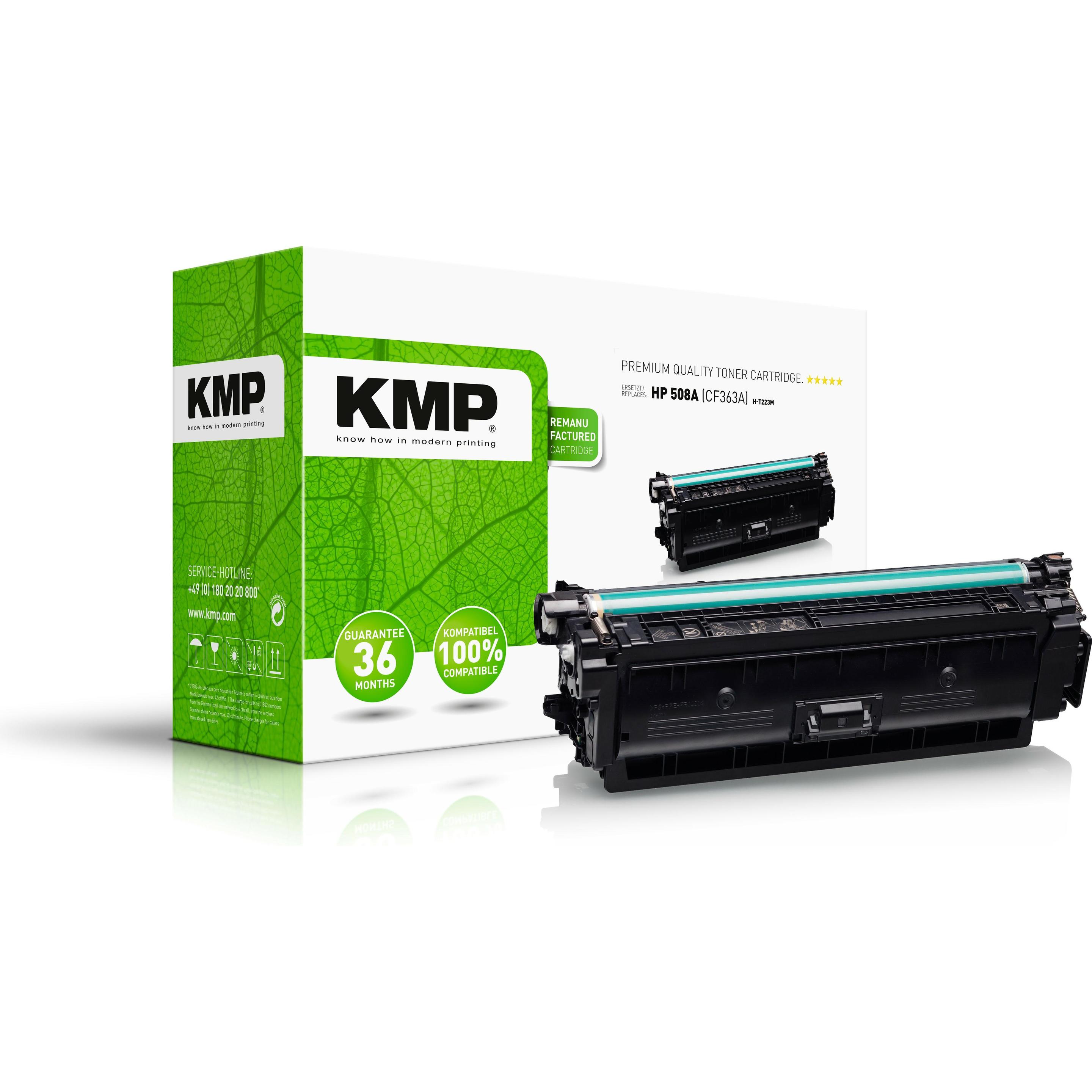 Bild von KMP Toner ersetzt HP 508A, CF363A Kompatibel Magenta 5000 Seiten H-T223M 2537,0006
