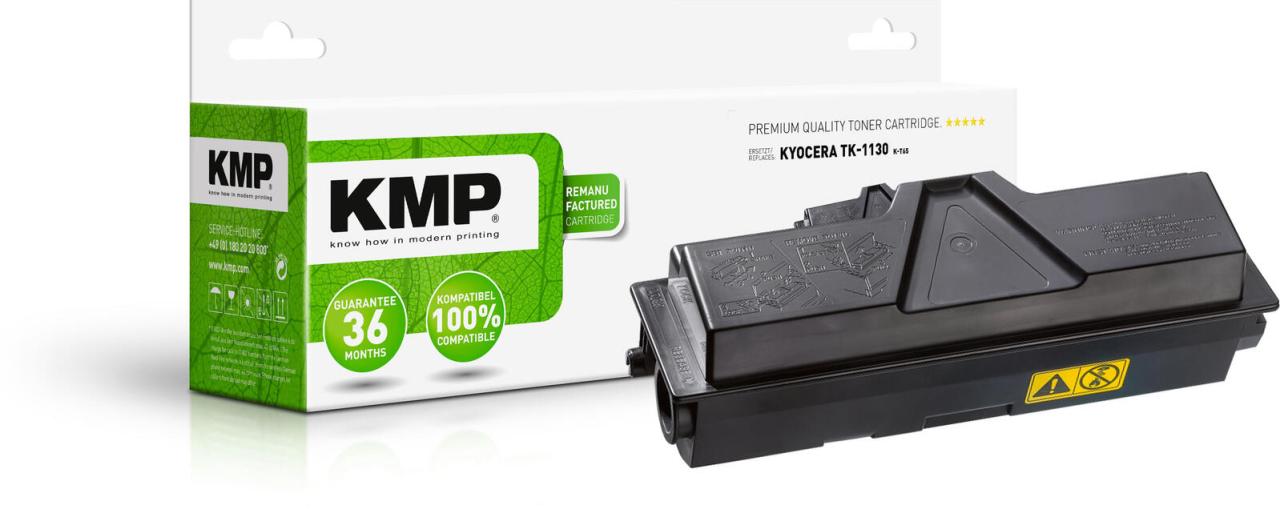 Bild von KMP Tonerkartusche 1 Toner K-T65 ERSETZT Kyocera TK-1130 - black, (1-St)