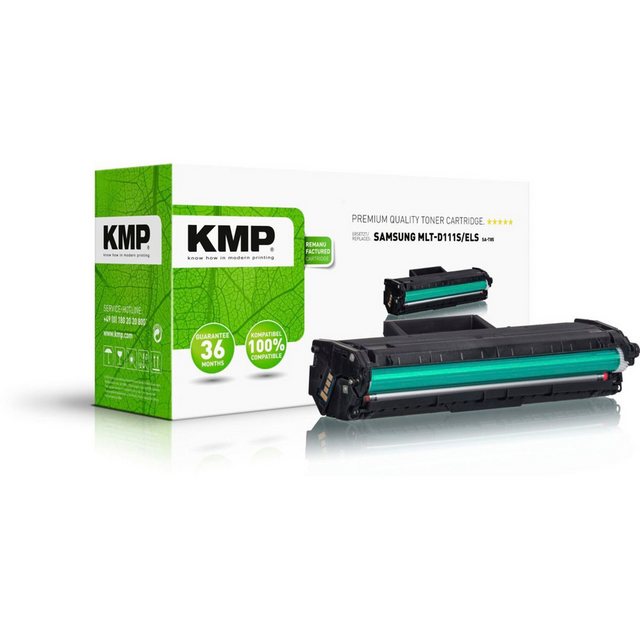 Bild von KMP Tonerkartusche passend für Samsung 111S Black (MLTD111SELS) - für Samsung Xpress M 2020, M 2021, M 2021 W, M 2022, M 2022 W, M 2026, M 2026 W etc.