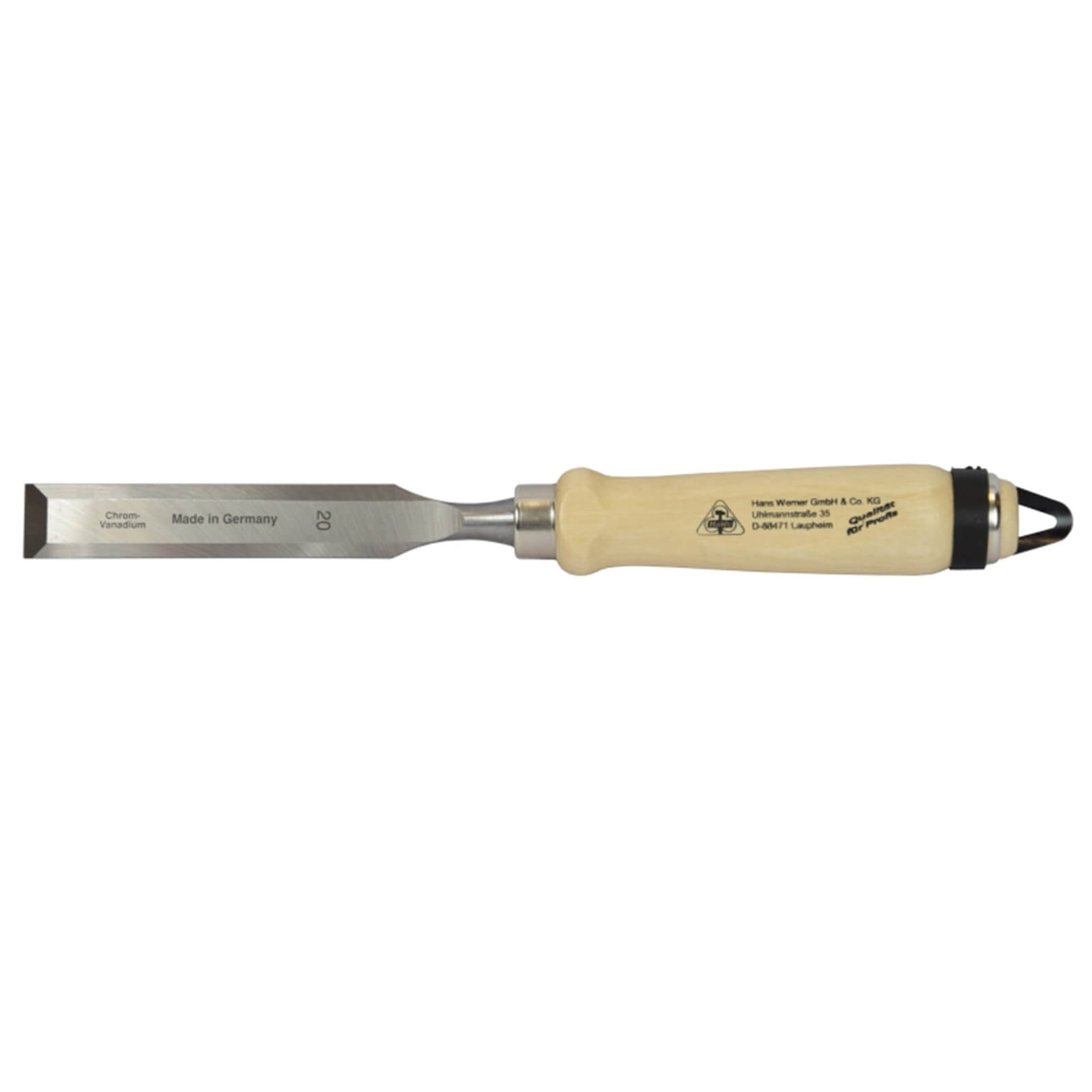 Bild von Hawe Stechbeitel, Stecheisen, Stemmeisen, Beitel, Ulmer Form, CV-Stahl, 4 - 32mm Größe:6 mm