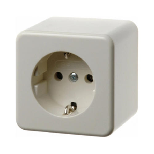 Bild von Berker Schuko-Steckdose ws/gl AP 470040