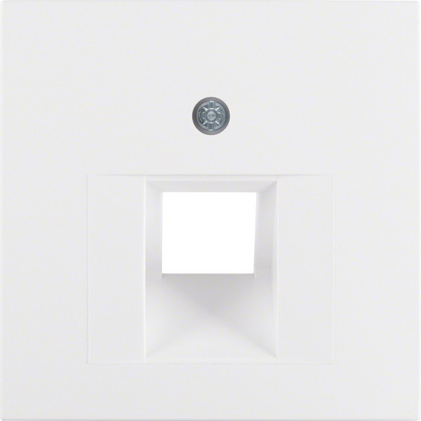 Bild von Hager ARSYS Zentralplatte mit 1 Sockel S1/B1/B3/B7 weiß Polar