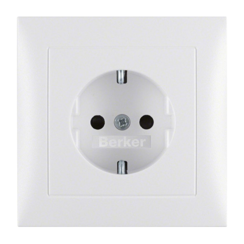 Bild von Berker Schuko-Steckdose pws/matt 47229909