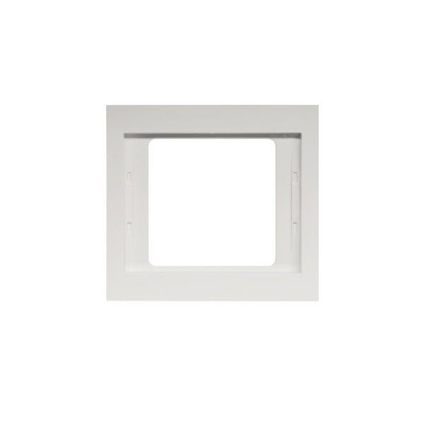 Bild von BERKER  1-fach Steckdosenrahmen weiß 8,7 x 8,1 cm