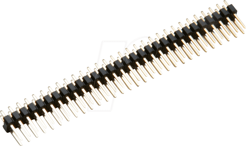Bild von BKL Electronic Stiftleiste (Standard) Anzahl Reihen: 2 Polzahl je Reihe: 20 1012, Elektronikkabel + Stecker, Schwarz