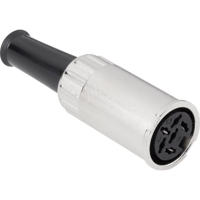 Bild von BKL Electronic BKL Electronic 0202009 DIN-Rundsteckverbinder Buchse, gerade Polzahl: Audio- & Video-Adapter