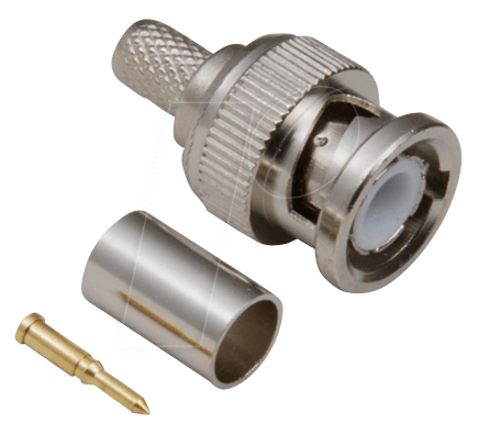 Bild von BKL Electronic 0401255/D 0401255/D BNC-Steckverbinder Stecker, gerade 50Ω