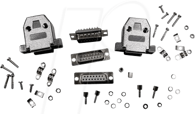Bild von BKL Electronic 10122000 D-SUB Stecker 180 ° Polzahl (num): 9 Löten 1 Set, Elektronikkabel + Stecker, Silber