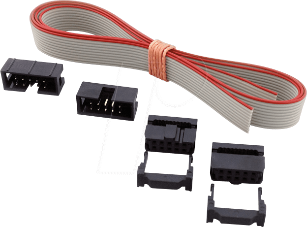 Bild von BKL Electronic 10122100 Pfosten-Steckerverbinder-Set mit Zugentlastung Rastermaß: 2.54 mm Polzahl Gesamt: 10 Anzahl Rei