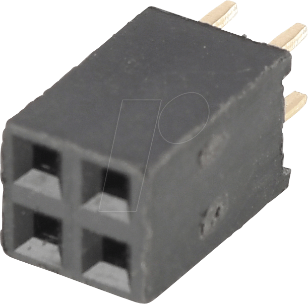 Bild von BKL 10120957 - Buchsenleiste 2,54mm 2x2 gerade