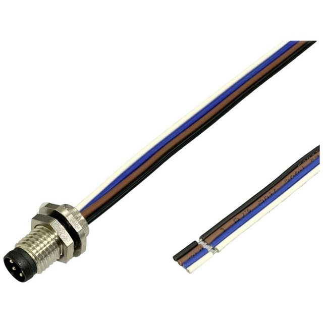 Bild von BKL Electronic Steckdose BKL Electronic 2701003 Sensor/Aktor Einbaustecker M8 0.2 m Polzahl: 3, 2701003