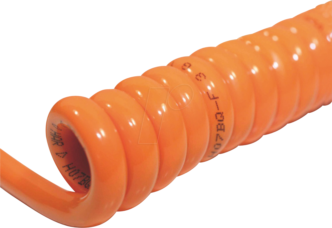 Bild von BKL Electronic, Kabelleitung, 1506130 Spiralkabel H07BQ-F 400mm / 1600mm 5G 2.50mm² Orange 1St. (1.60 m)