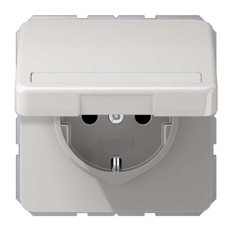 Bild von JUNG, Steckdose, Steckdose 1f lgr glz CD UP Klappd IP20 CD1520BFNAKLLG