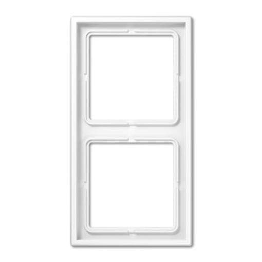 Bild von Jung Rahmen 2-fach aws waage/senkrecht LS 982 WW - LS982WW