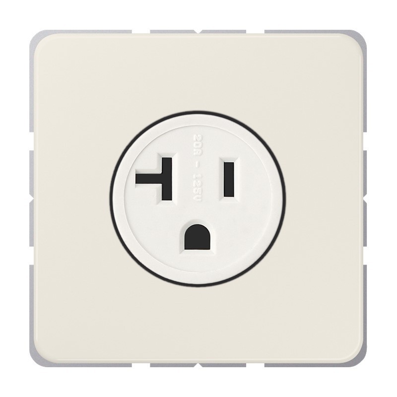 Bild von JUNG, Steckdose, Steckdose 1f cws glz CD UP IP20 ZP NEMA CD521-20
