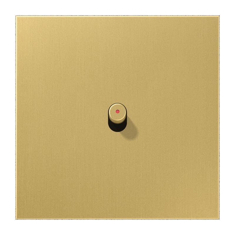 Bild von JUNG Knebel Schalter LS 1912 ms mt Lichtausl ME12-0KOCR25, Taster + Schalter, Silber