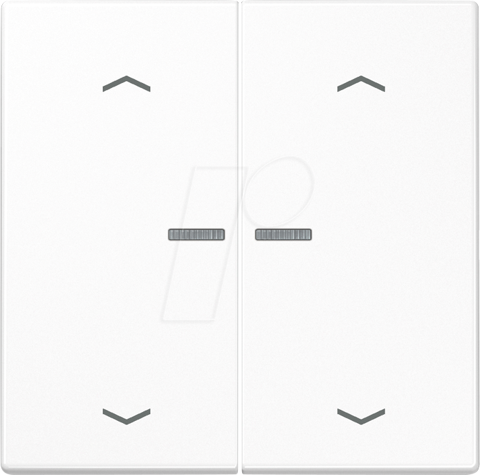 Bild von Jung BTLS17102PWW Jung Home Taster 2-fach mit Pfeilsymbolen Alpinweiß