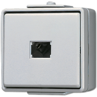 Bild von JUNG 634 W Elektrische Box Grau, Taster + Schalter, Grau