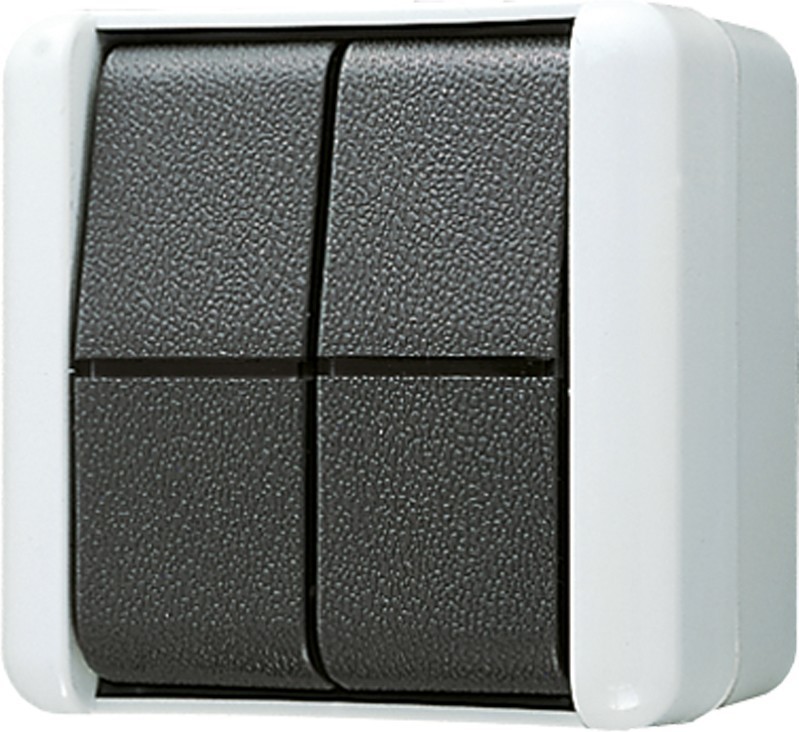 Bild von Jung 835 W Elektroschalter Key-operated switch Schwarz - Weiß (835W)