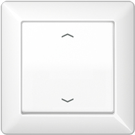 Bild von JUNG Abdeckung mit Symbole Pfeile volle Platte, Taster + Schalter, Weiss